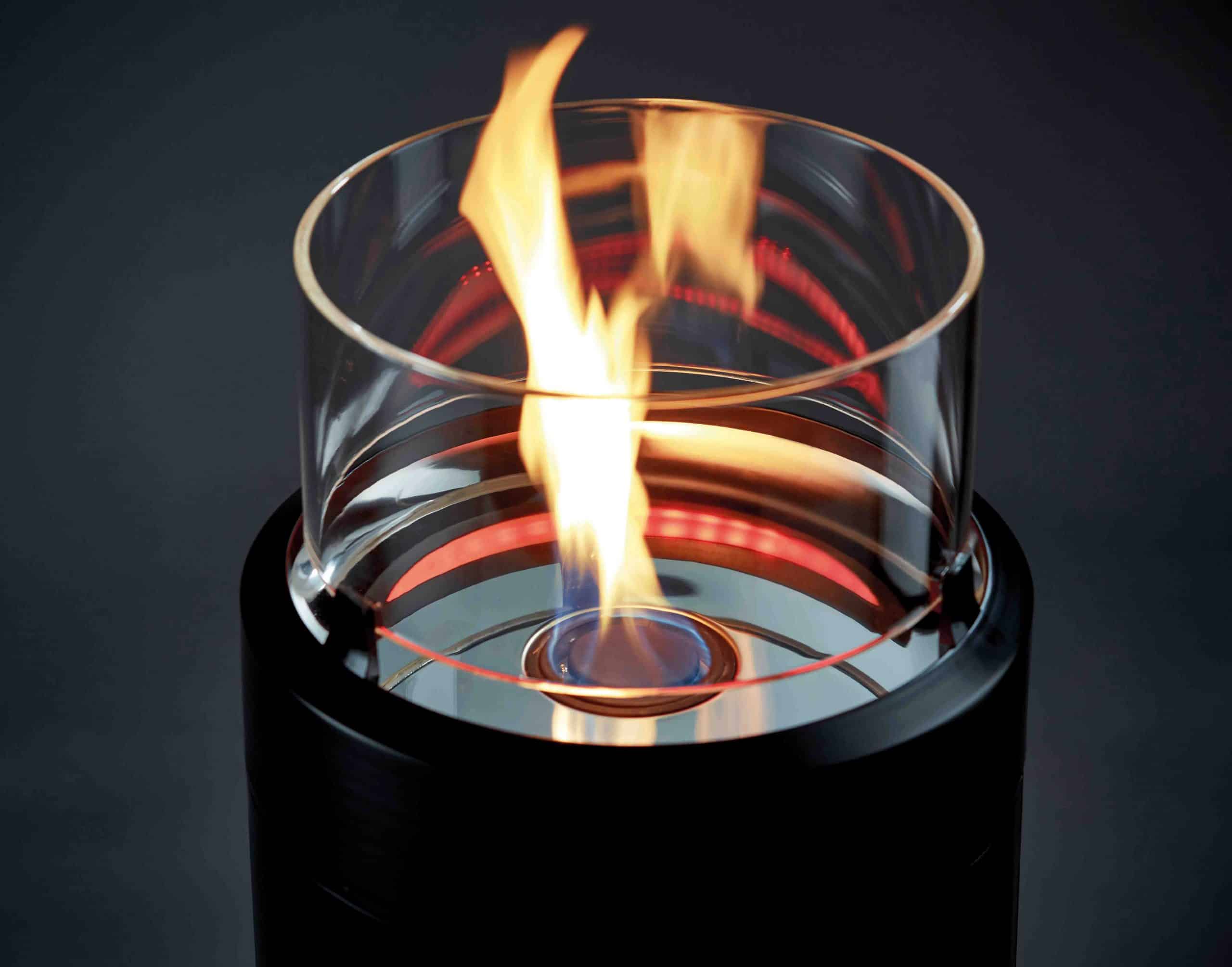 Enders Large Black NOVA LED Flame Patio Heater